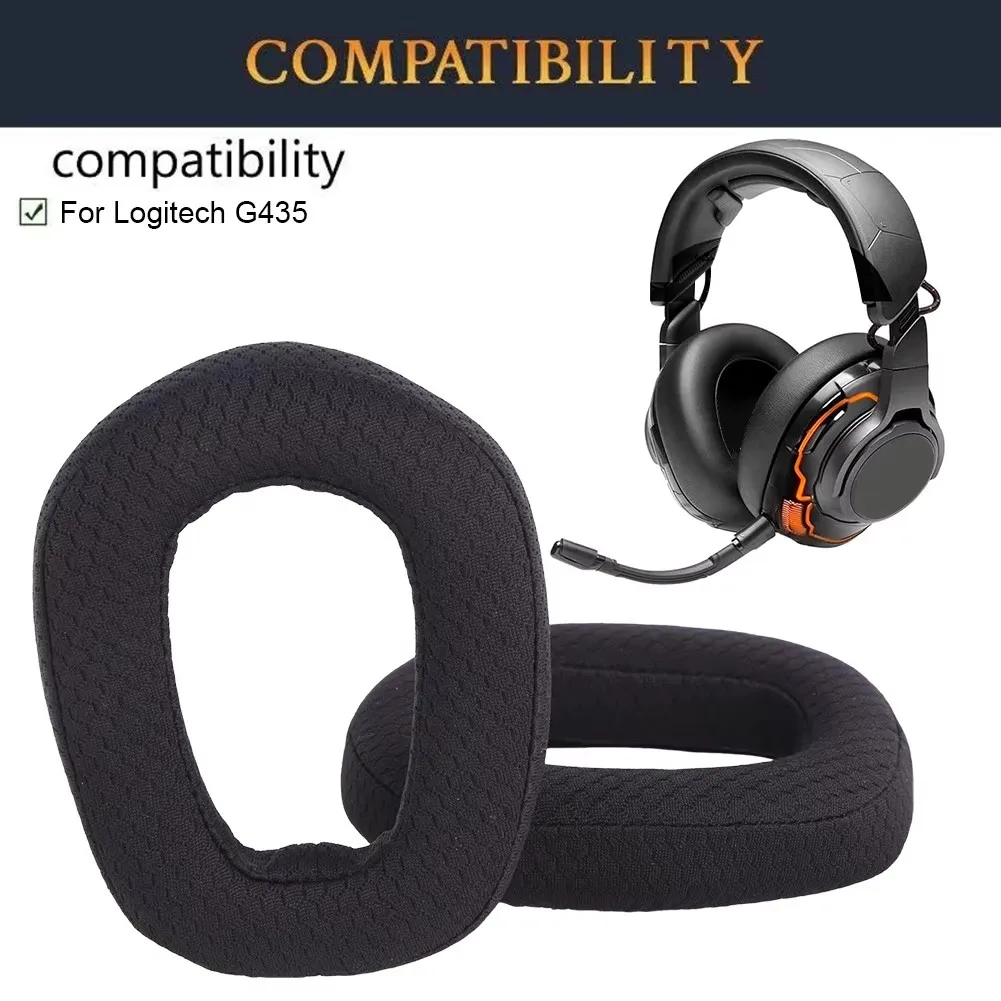 Replacement Ear pads ear cushion cover for Logitech G435 G 435 Lightspeed Wireless Gaming Headset Cushions Earmuffs Accessories image 6