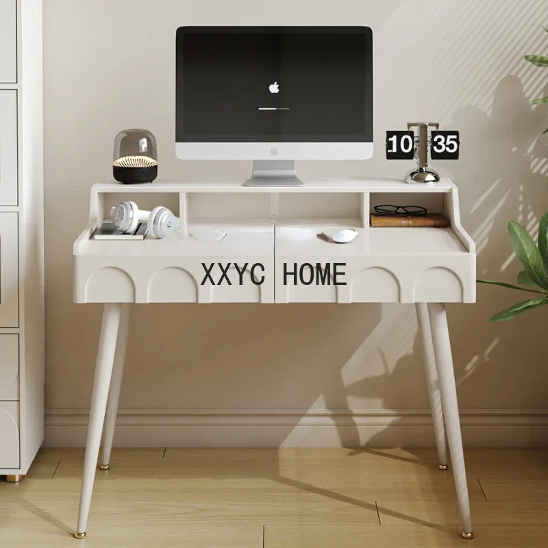 

Компьютерный стол Кремовый стиль Стол Офисный стол Девушка Спальня Прикроватная тумбочка Бытовой Минималистский