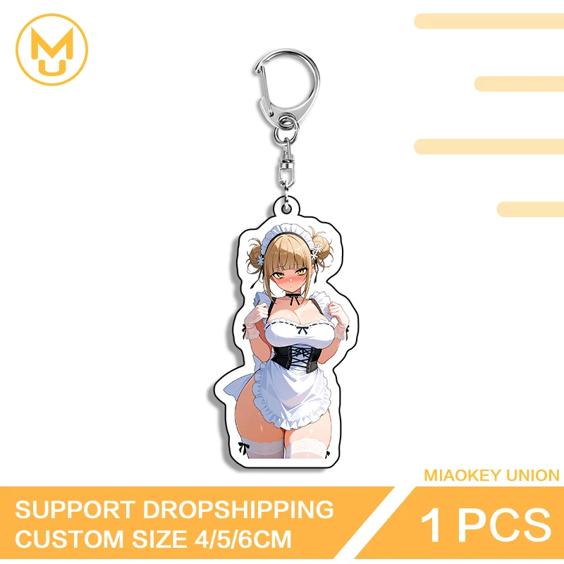 Toga Himiko Seductive Nurse Edgy Chic Key Chains Transparent Hot Selling Fashion Accessories Versatile Lightweight Props