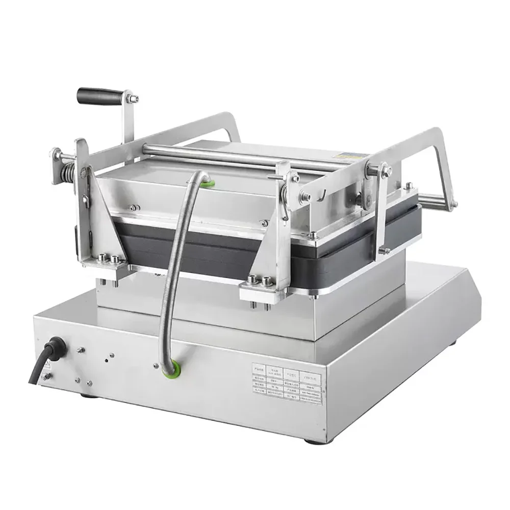 XEOLEO Kommerzielle Maschine für Eierkuchenkruste, 3200 W, Keksbecher-Pressmaschine, Antihaft-Backenmaschine für Eierkuchen