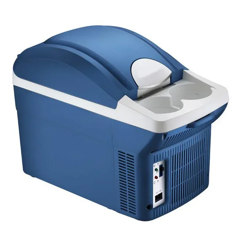 Durable  Cold and Warm Box Car Home Dual-purpose Refrigerator Household Refrigeration Refrigeration 8-liter Car Refrigerator