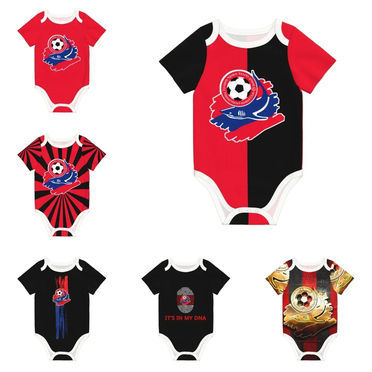 

Hapoel Haifa Baby Bodysuit Unisex Shirt Newborn Onesie Boy Girl Undershirt Outfit Baby Romper