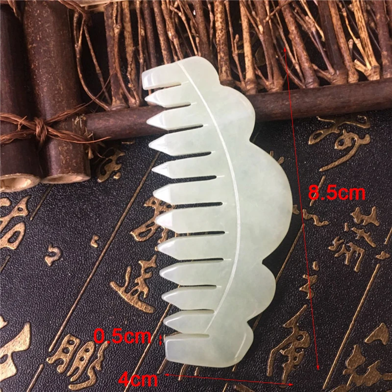 Peigne de massage et d'acupuncture pour la tête, accessoire pour diversifier la nature, traitement de spa, planche Gua Sha, 1 pièce