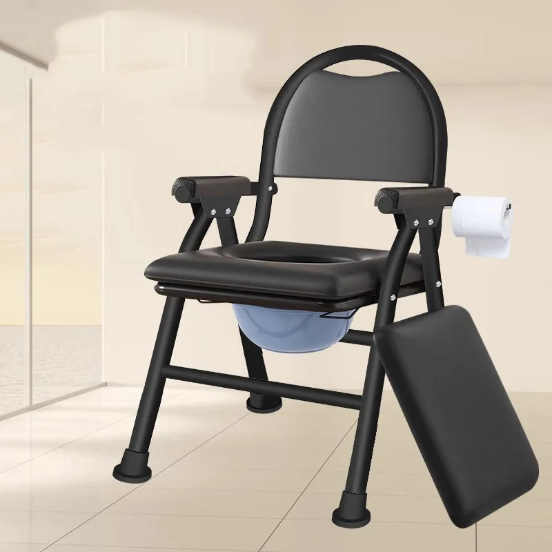 

Elderly Medical Bathroom Chair Storage Camping Minder Foldable Stool Portable Squatty Potty Designer Cadeira Home Furniture