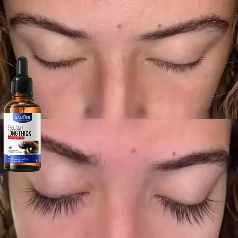 Soro de crescimento rápido de cílios, 7 dias, crescimento de sobrancelha, maquiagem forte, evita calvície, mais longo, mais grosso, cuidados com os olhos, maquiagem