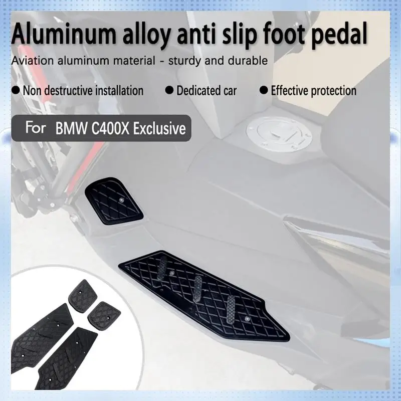 

НОВИНКА-подставка для ног мотоцикла, противоскользящие подножки из алюминиевого сплава, колышки для педалей для BMW C400X