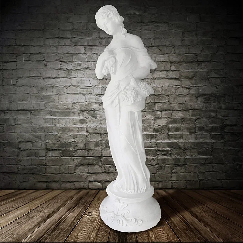 183Cm Qiushen full body plaster statue art teaching aids sculpture model ornament