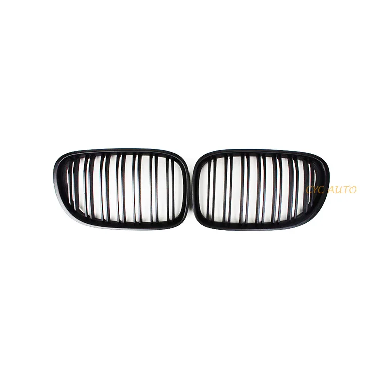 

F01 front bumper grille double salt gloss black grill For BMW 7 Series F01 body kit 2008 2010 2012