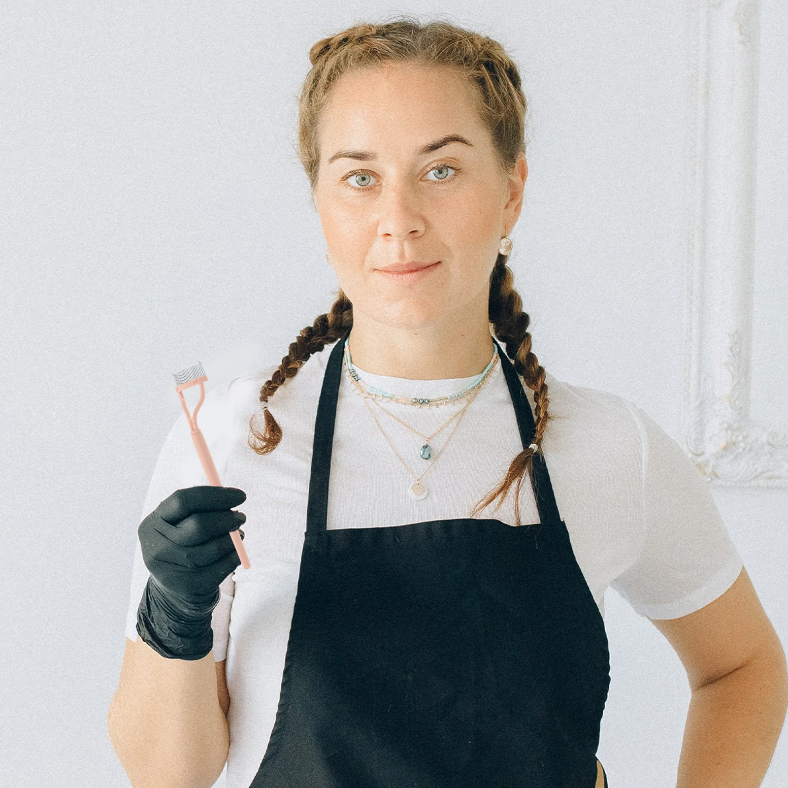 3 قطعة لاش مشط فاصل المعادن رمش فرشاة غرامة الأسنان تكتل مزيل الماسكارا قضيب لاش محدد ماكياج الحاجب مشط #1