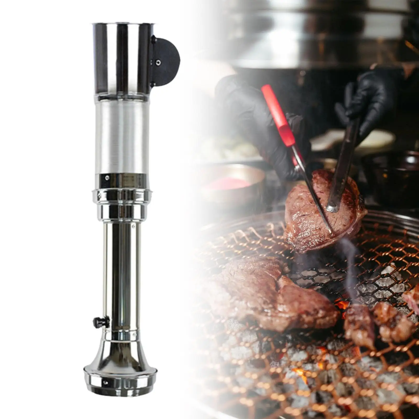 

Telescopic BBQ Exhaust Pipe Fan Chimney for Buffet Commercial Use Household