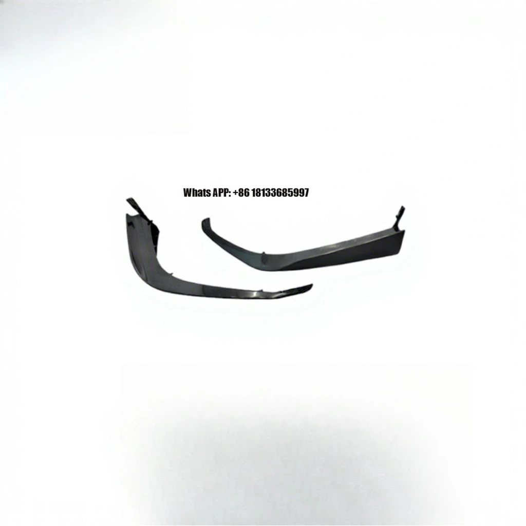 

Full Dry Carbon Lip Corner Accessories Front Spoiler Black Protection Decoration for Ferrari 296GTB