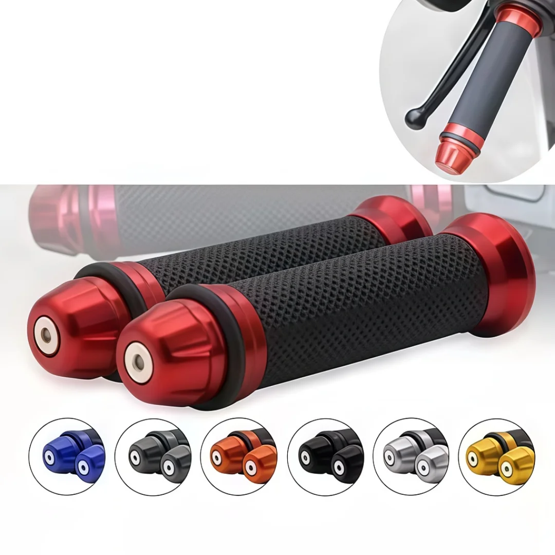 1pair 7/8 inch 22mm Motorcycle Grips Hand Grips Handlebar For Aprilia Victory Honda Suzuki Kawasaki Yamaha BMW Ducati Universal
