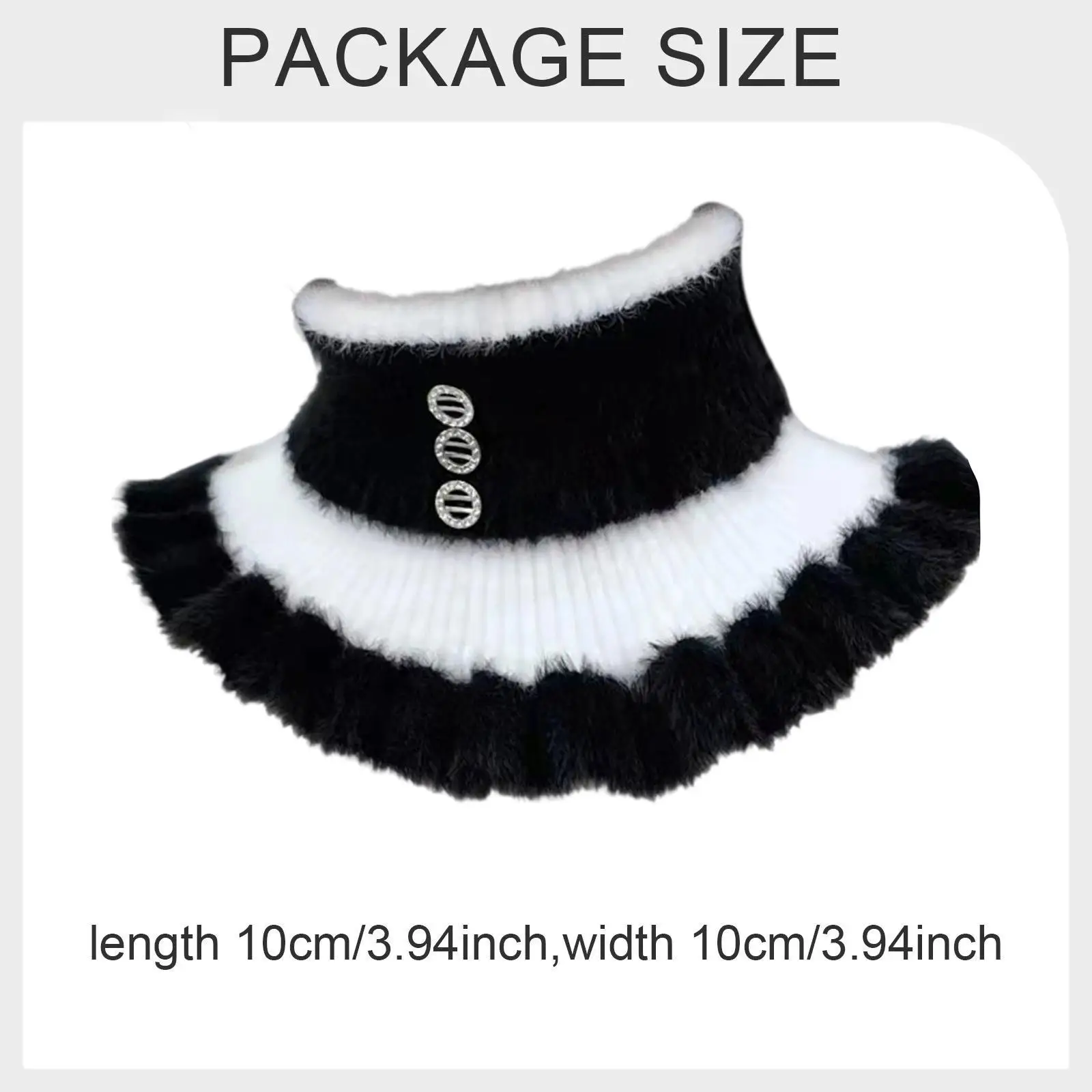 Chauffe-cou d'hiver, Protection du cou douce et chaude pour Trekking, cadeau de bureau, automne