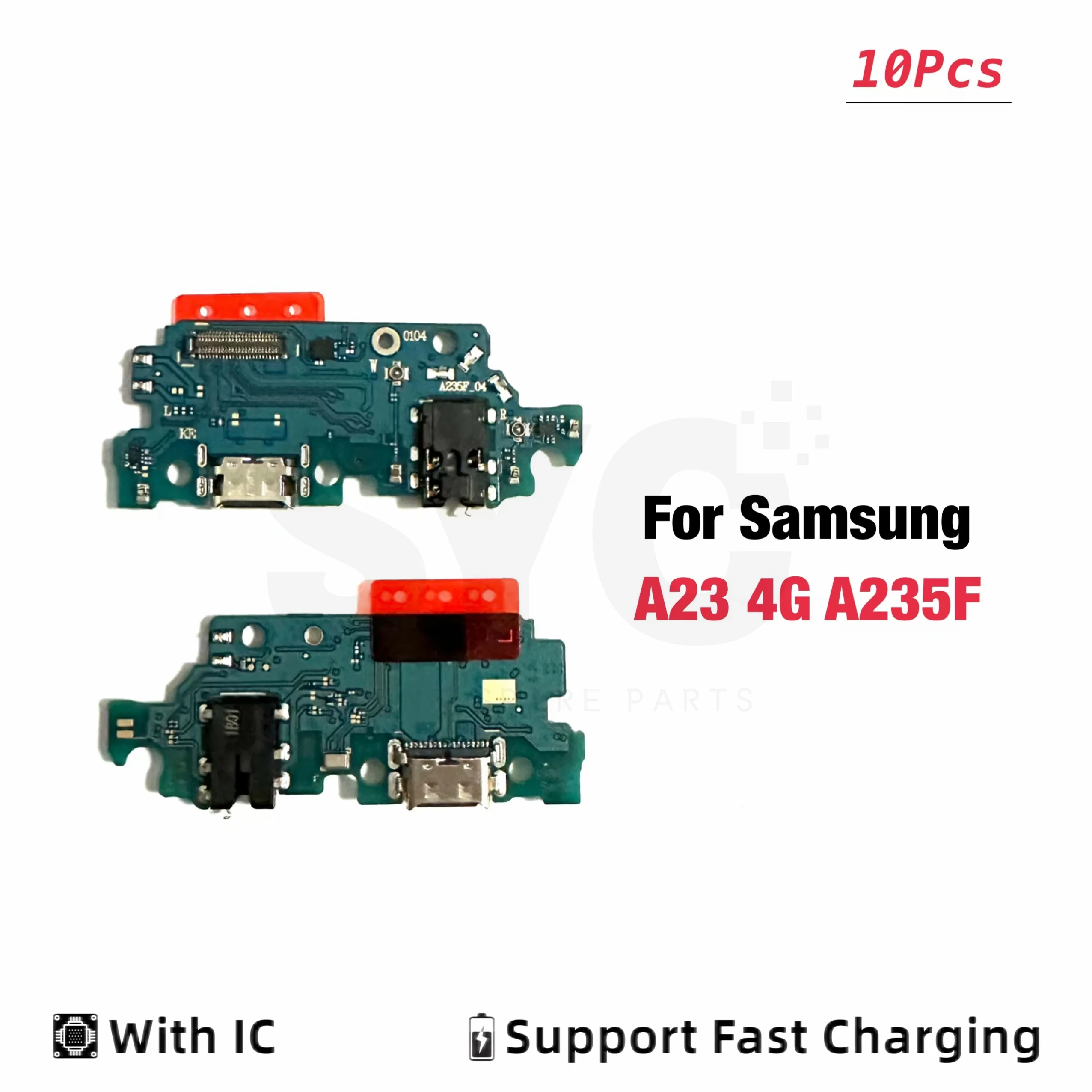 

10Pcs/Lot Good quality For Samsung A23 4G A235F USB Charging Dock Connector Port Board Flex Cable Replacement parts