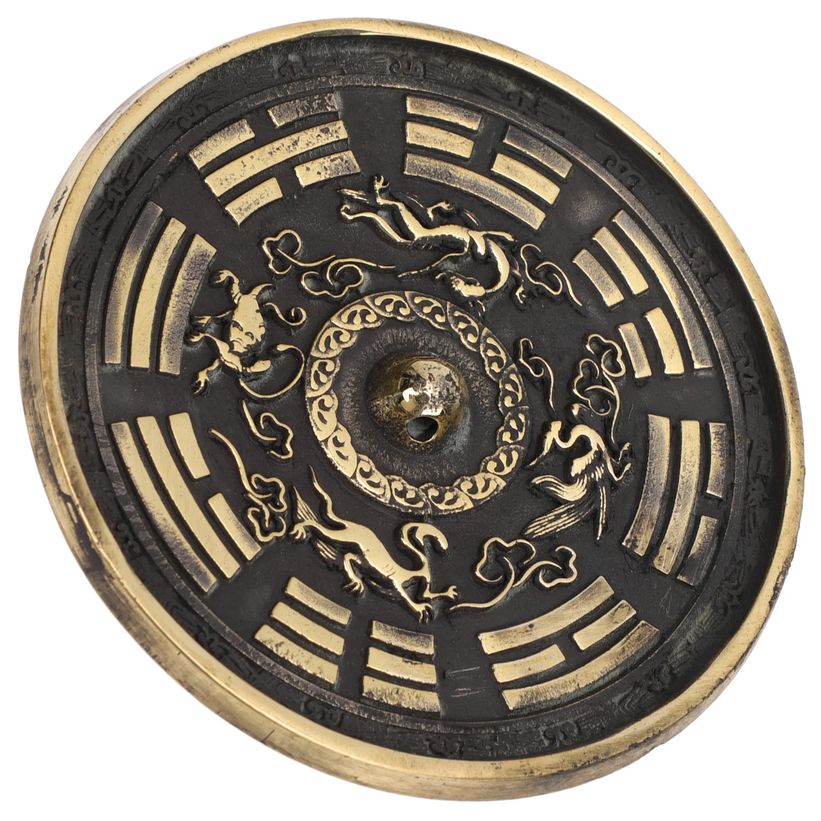 

Retro Eight Diagrams Mirror Blessing Decor Evil Exorcism Home Ornament Copper Four Durability Traditional Craft
