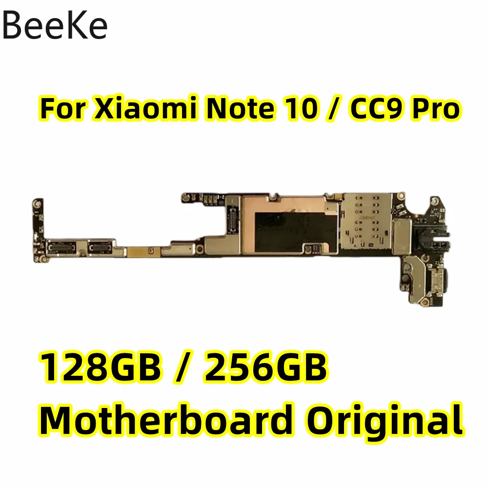 

Original Mainboard For Xiaomi Mi Note 10 mi CC9 Pro Motherboard Logic Main Board Chips Circuits Unlocked Global Rrplacement Part