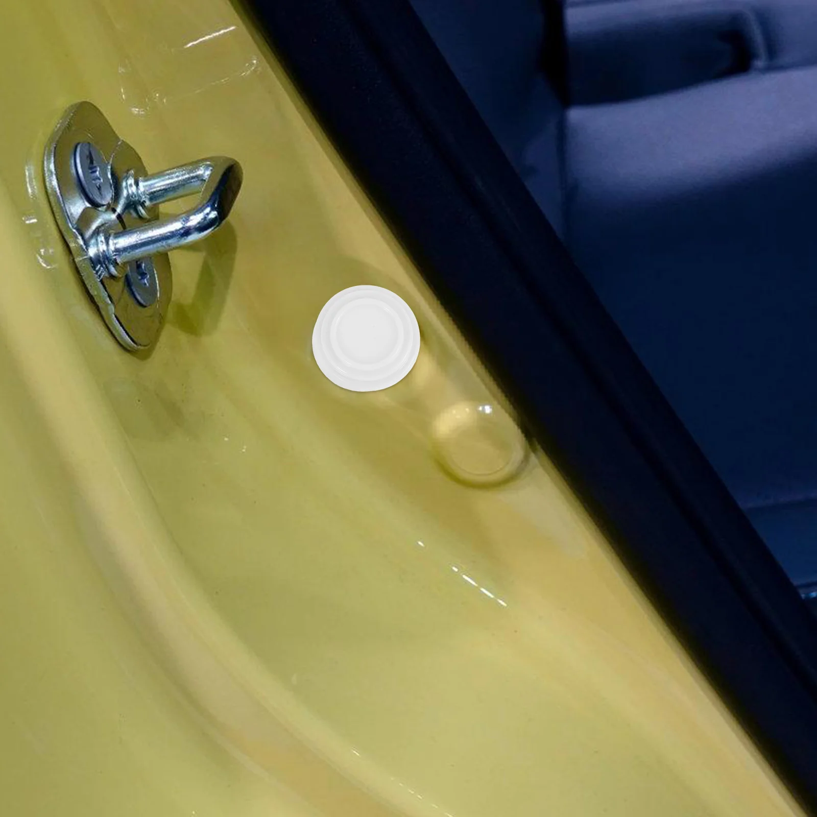 8-teiliger Autotürkantenverkleidungsschutz, Stoßdämpferpolster, Autos, Stoßstangenschutz für Schwellenschutz, Streifen, weiß, für Reisen