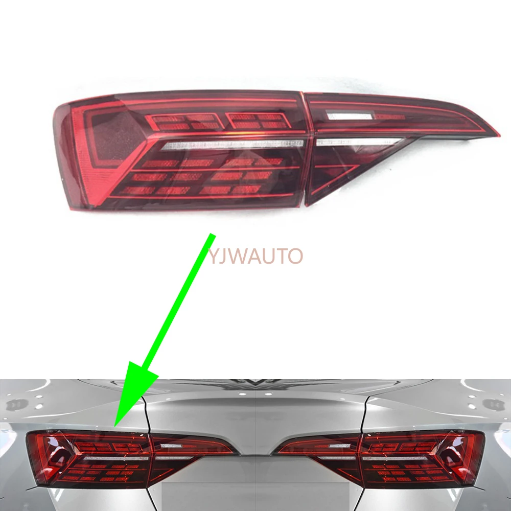 

Задний фонарь в сборе для VW Sagitar Jetta 2019 2020 2021: стоп-сигнал, указатель поворота, фонарь заднего хода, противотуманный фонарь