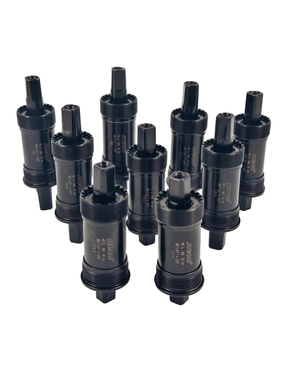 AliExpress NONE Neco Bicycle Square Tapered Threaded Bottom Bracket BSA BB68 Sealed Bearing Bike Bottom Bracket Hollow Axle 118/131/122.5/137mm