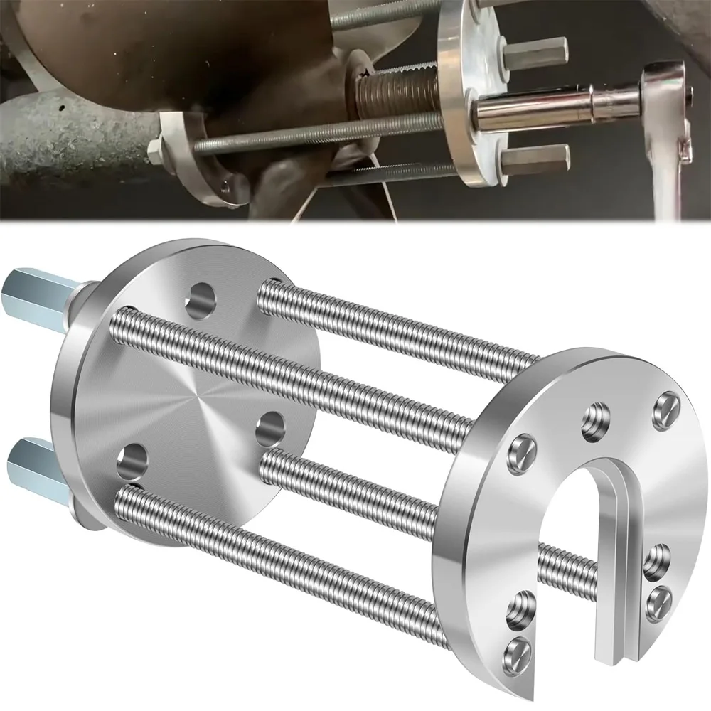 

K-812Boat Prop Puller for3&4Blade Heavy-Duty Boat Propeller Removal Tool Marine Prop Puller Kit Fits for1-1/4"to1-1/2"Prop Shaft