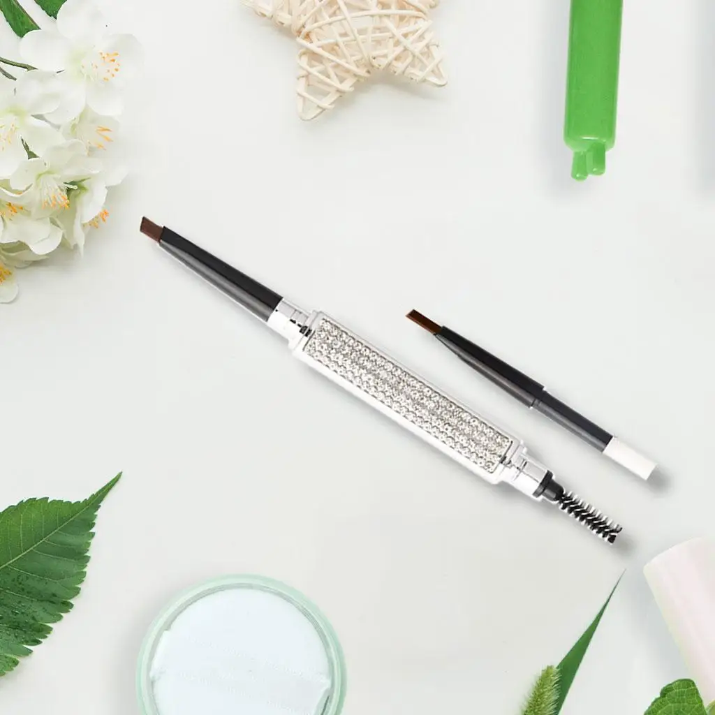 Juego de lápices de cejas, Kit de brochas de maquillaje de ojos impermeables de doble punta, herramientas de modelado de relleno de larga duración para principiantes