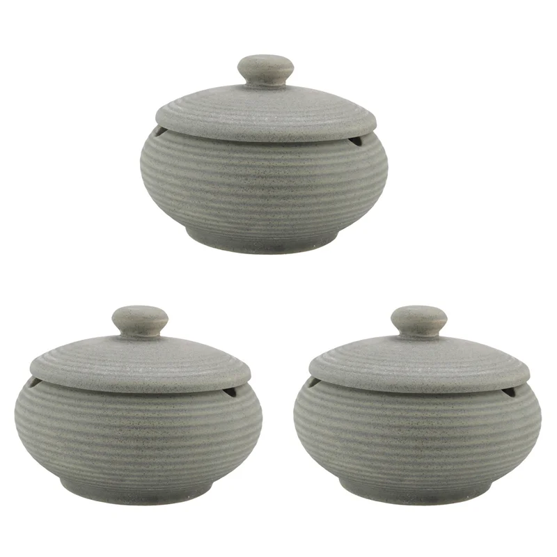 

Пепельница ABZS 3X с ветрозащитной крышкой для использования в помещении и на открытом воздухе - светло-голубая