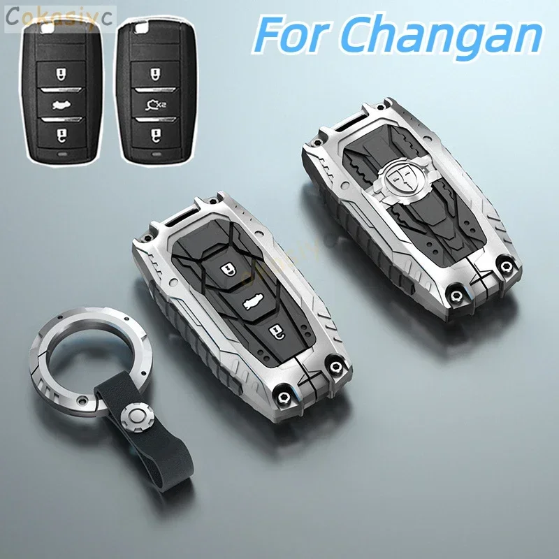 

New Car Remote Key Case Cover Protect Shell Bag For Changan CS35PLUS CS55PLUS CS75 PLUS Eado UNI-T UNI K 2019 2020 2021 2022