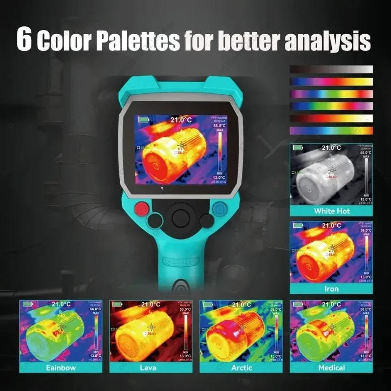 كاميرا التصوير الحراري TR256C 256x192 - 2023 مقياس مسافات ليزر جديد 20 مترًا مع نظام تحديد المواقع WIFI Type-C #6