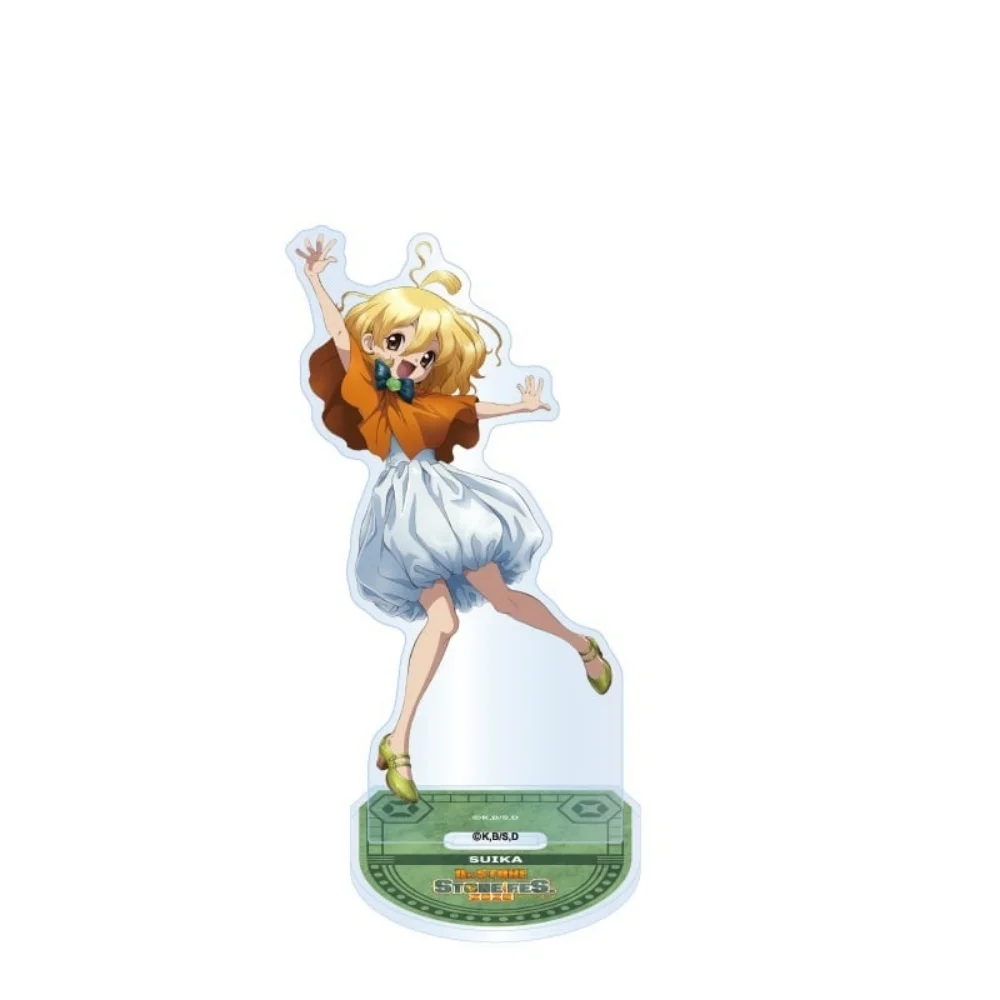 Anime Dr.STONE Acrylic Stand Figure Senku Ryusui Taiju Ukyo Tsukasa Hyouga STONE FES 2026 Model Plate Desk Decor Gift Keychain