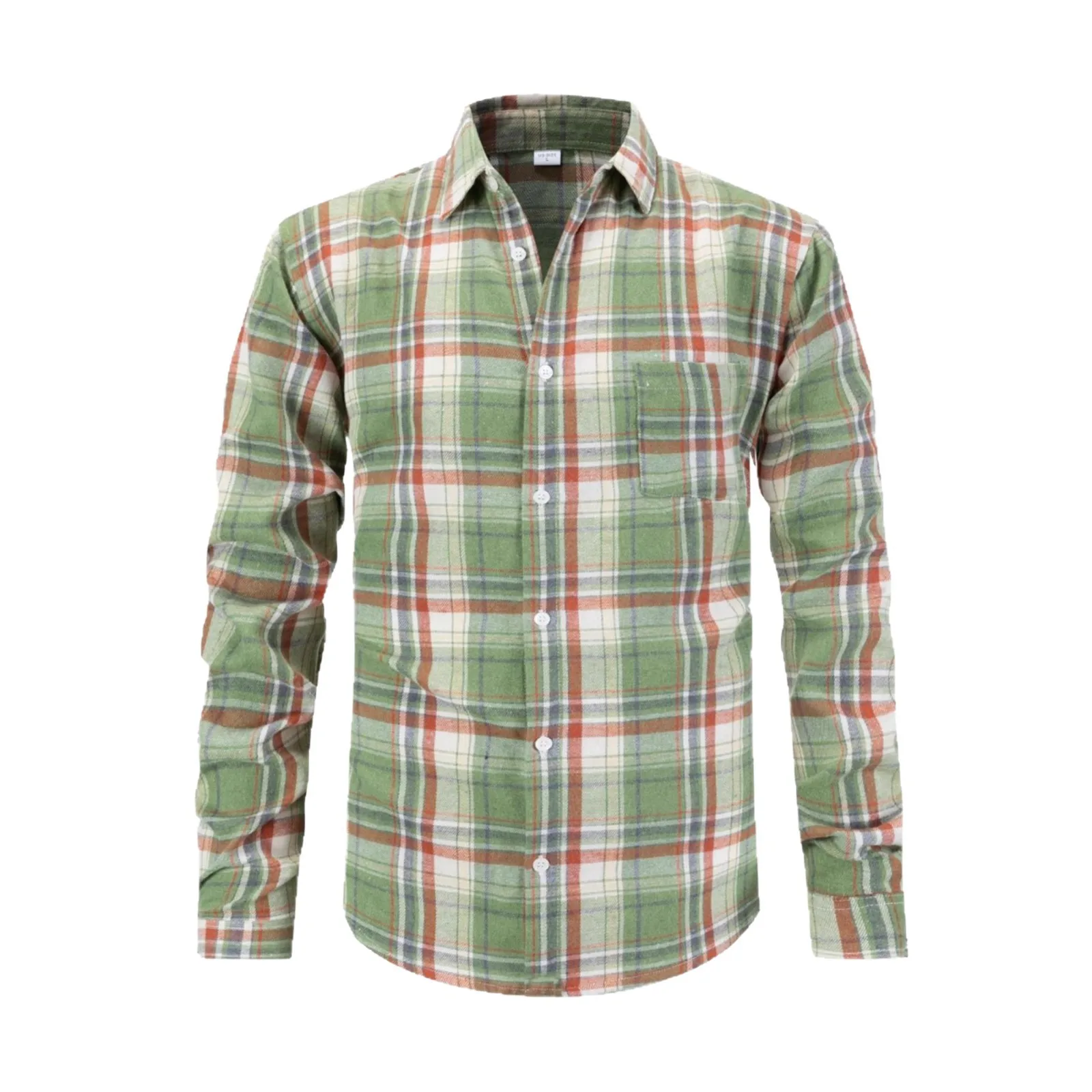 

Мужская рубашка с длинными рукавами в полоску с лацканами и длинными рукавами для друзей, ужина и бизнеса