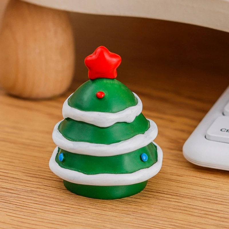 Holiday Figures Set of 4 for Desk Shelf and Christmas Display A2BB