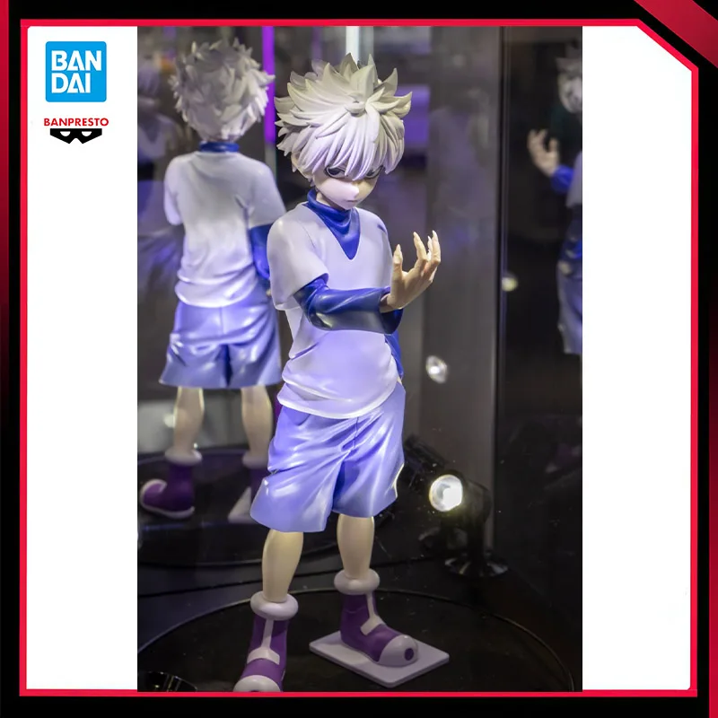 

In Stock Bandai Original Genuine Banpresto Hunter Hunter Grandista 25cm Killua Zoldyck Anime Action Figure Toys Collection Gift
