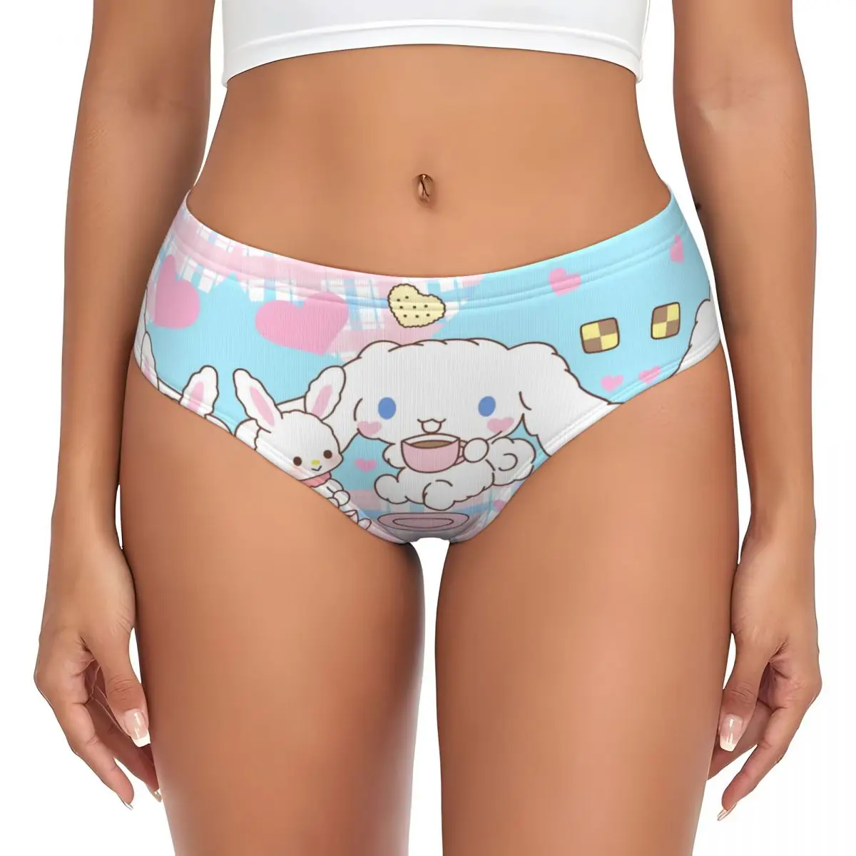 مخصص المرأة سينامورول أنيمي سراويل داخلية الإناث الراحة ملخصات شعبية الملابس الداخلية
