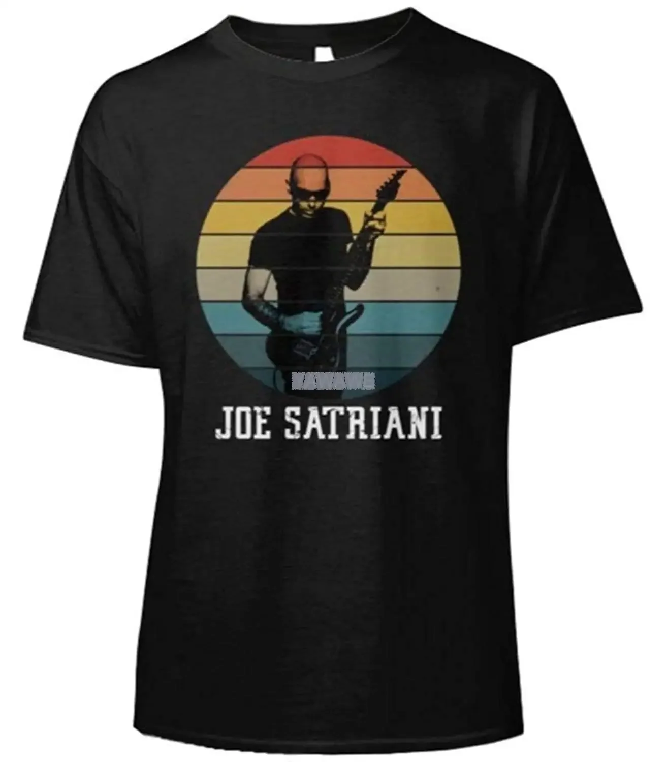 Joe Satriani Classic T-Shirt Basic Novelty Tees Graphics Female Cotton Printed Gift T-Shirt Comfy Shirt Black