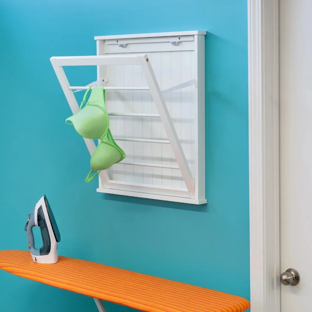 

Small Wall-Mounted Drying Rack, White