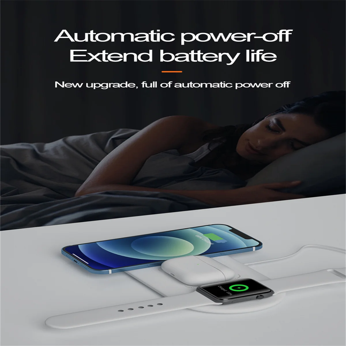 

Magnetic 3 In 1 Wireless Chargers Stand Fast Charging Station Dock For iPhone 16 15 14 13 12 Pro Max iWatch 8 7 6 5 Airpods