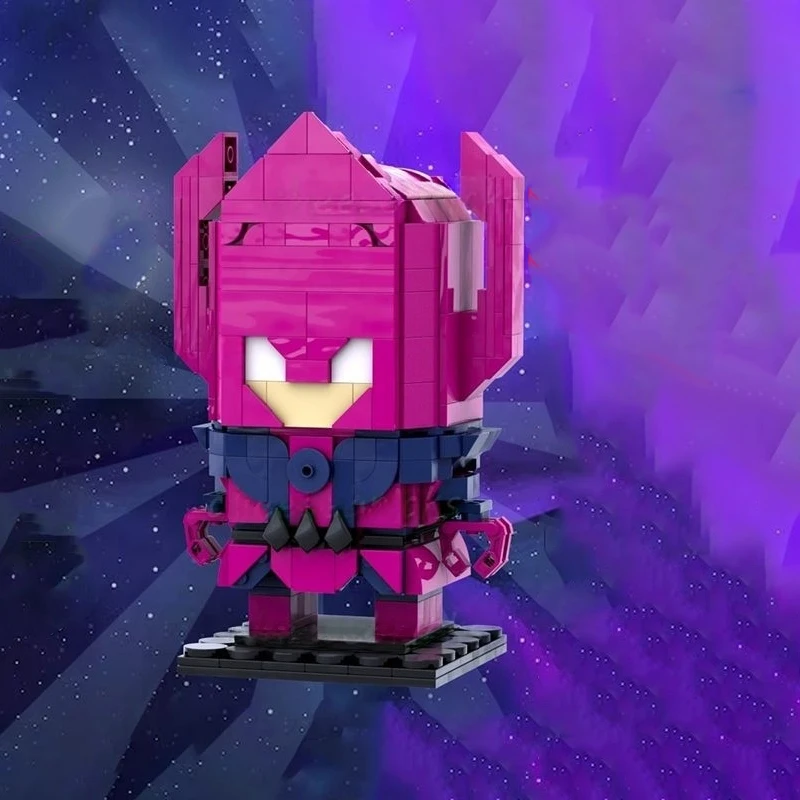 

626 шт. MOC Galactus Fantasticers Four Brickheadz Строительные блоки Рождественский подарок Премиум DIY Подарок Разработанный для взрослых и детей