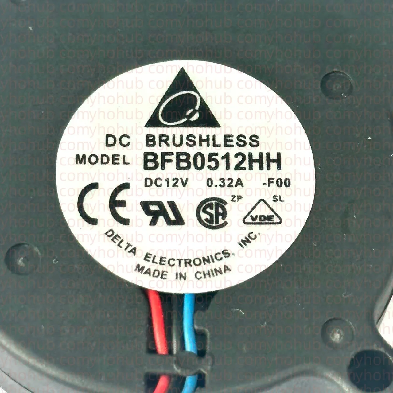 Delta Electronics BFB0512HH F00 DC 12V 0.32A 50x50x15mm 3-wire Server Cooling Fan