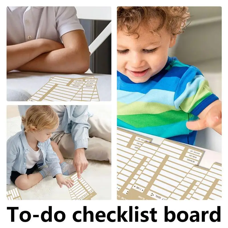 Bedtime Routine Chart Responsibility Chart For Kids Develop Good Habits With Checklist Slider Self-Discipline Check-in Board