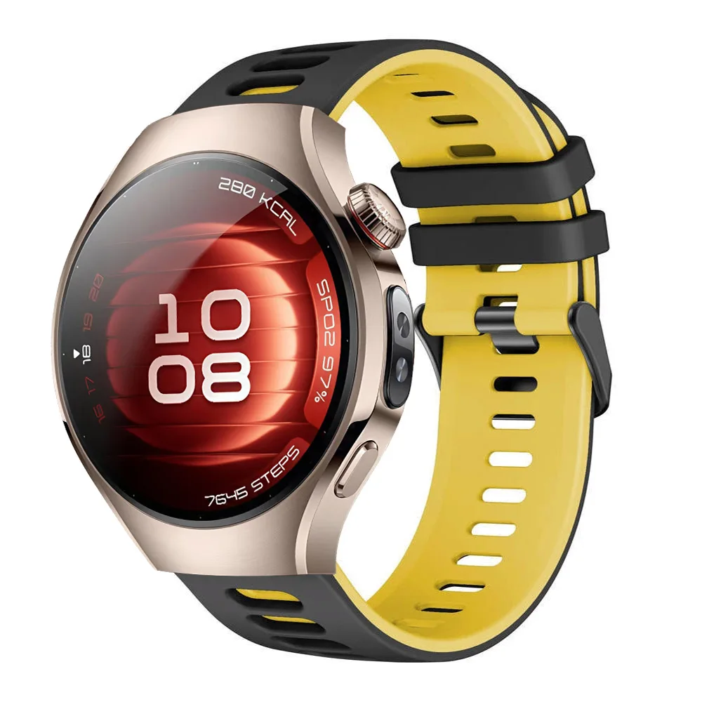 Huawei Watch 5/4 GT5 Pro/GT5用22mm 20mmシリコンストラップ、Huawei Watch GT4 4 3 Pro Amazfit Bip 6/3 Pro用46mmスポーツリストバンド