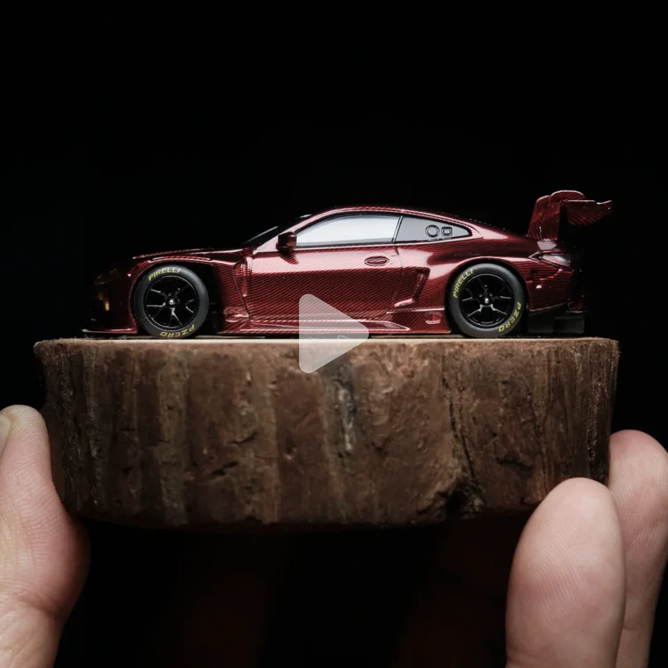 MYSTERIOUS  M4 GT3 レッドカーボン Mysterious 1:64 M4 GT3 Motorsport Limited Edition Red Alloy Car