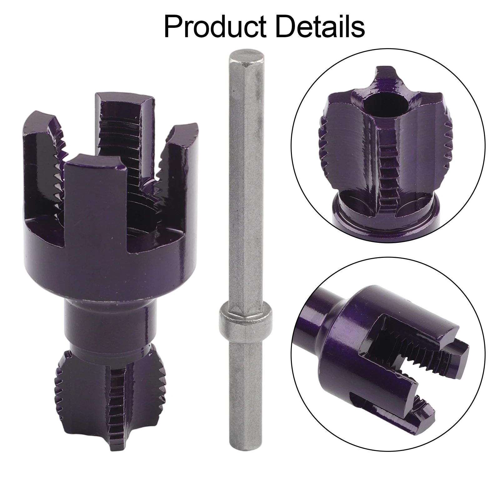 

Инструмент для резки резьбы для водопроводных труб 20 мм 25 мм Интегрированный матрица Внутренний и внешний нитевдеватель Металлическая конструкция
