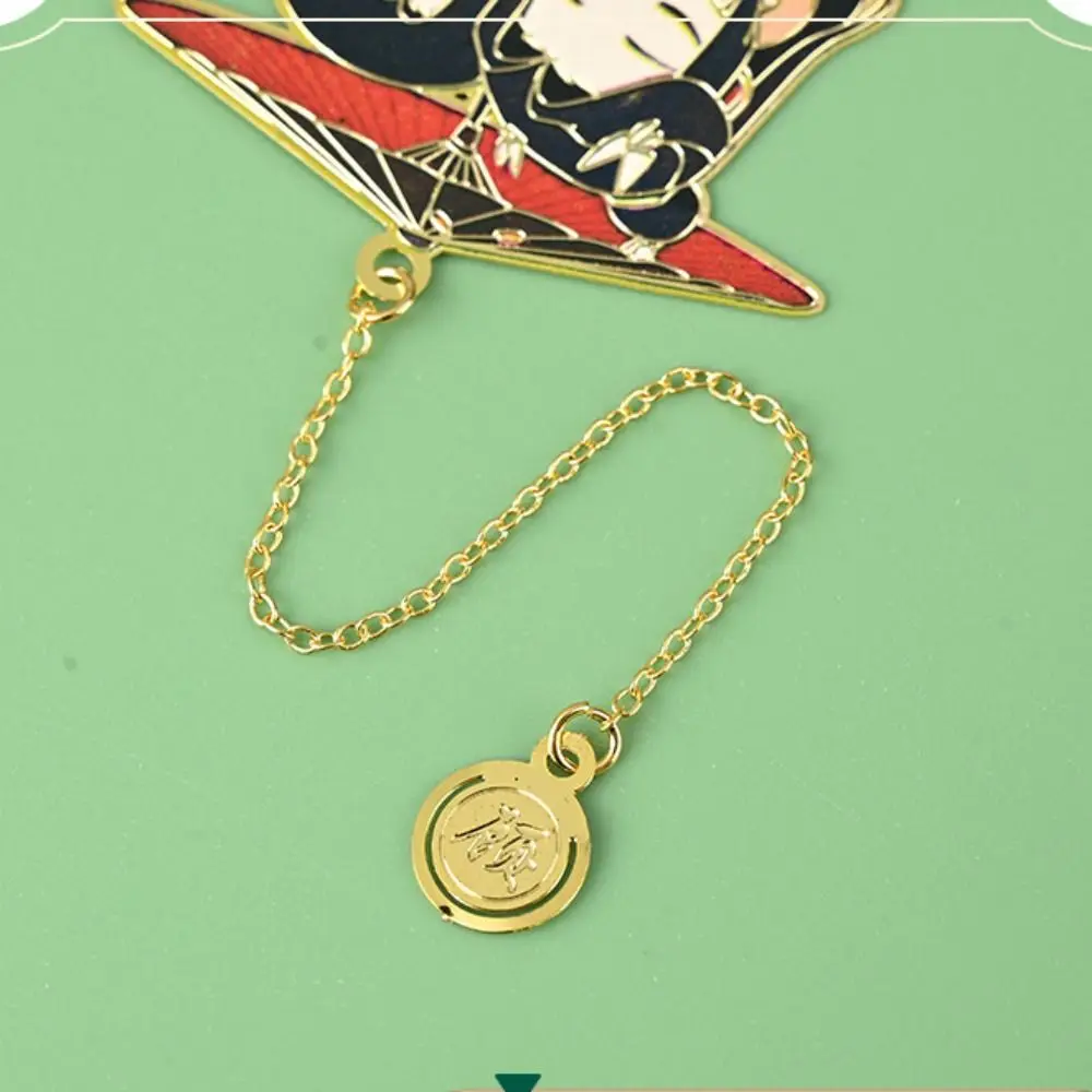 

Creative Copper Anime Bookmark Multicolor Page Marker Book Clip Mo Dao Zu Shi Grandmaster Book Page Holder Teachers