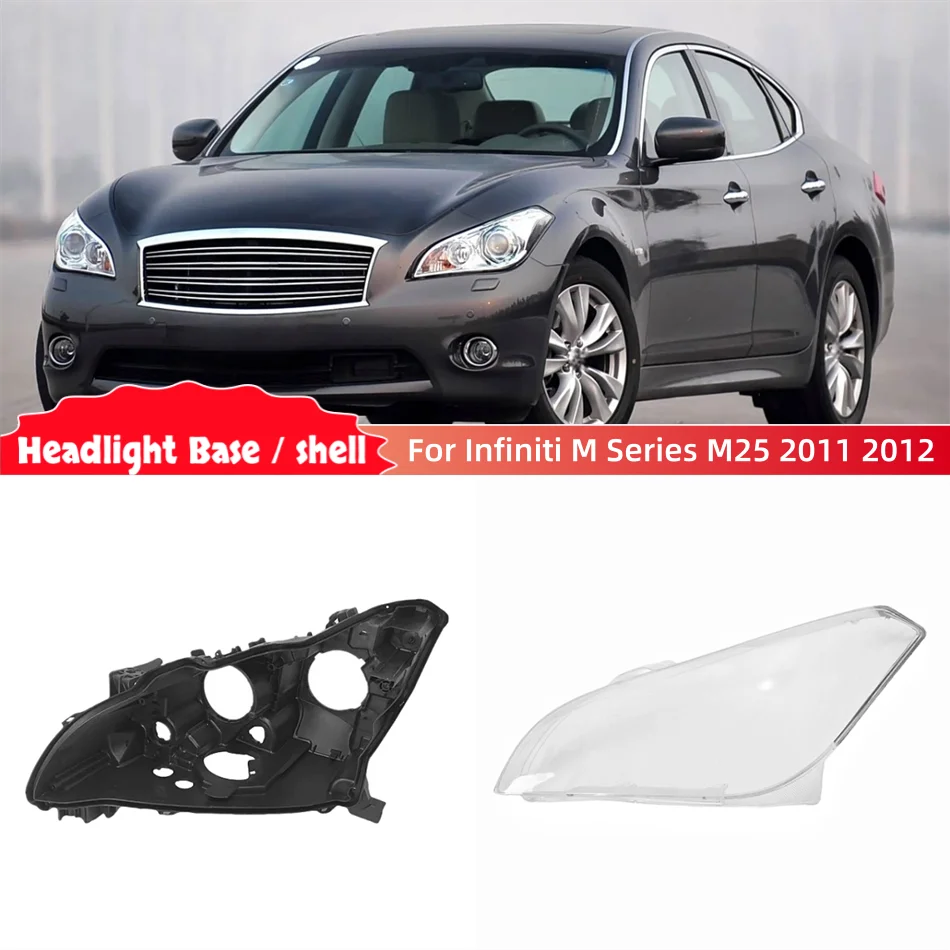 For Infiniti M Series M25 M35 M37 2011 2012 Accessories Cars Base Head Lamp Shell Headlamp House box Front Headlamp Lamp Cover