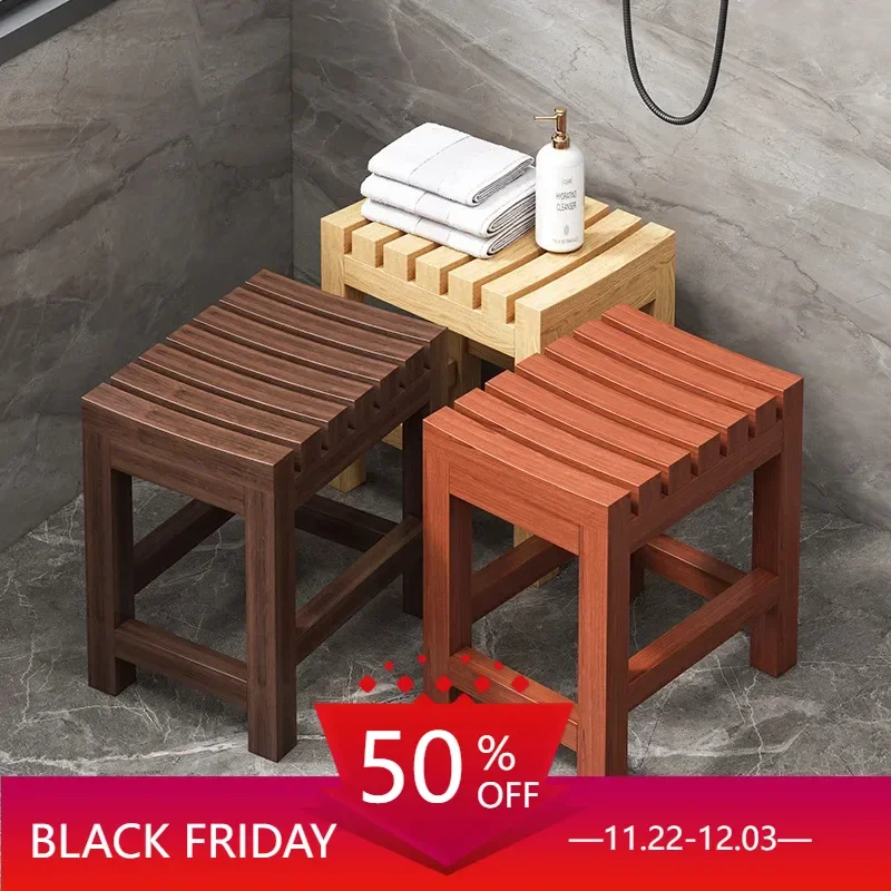 Pliant Portable Folding Stool Bathroom Non-slip Benches Shower Chairs Height Adjustment Comfortable Furniture Chair Anciens