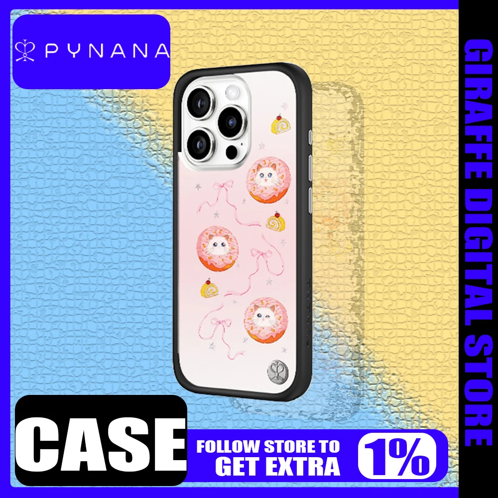 PYNANA Creative Case Cover iPhone16ProMax Case Illustration Collaboration iPhone15Pro Cover Customized Anti-drop Fashion