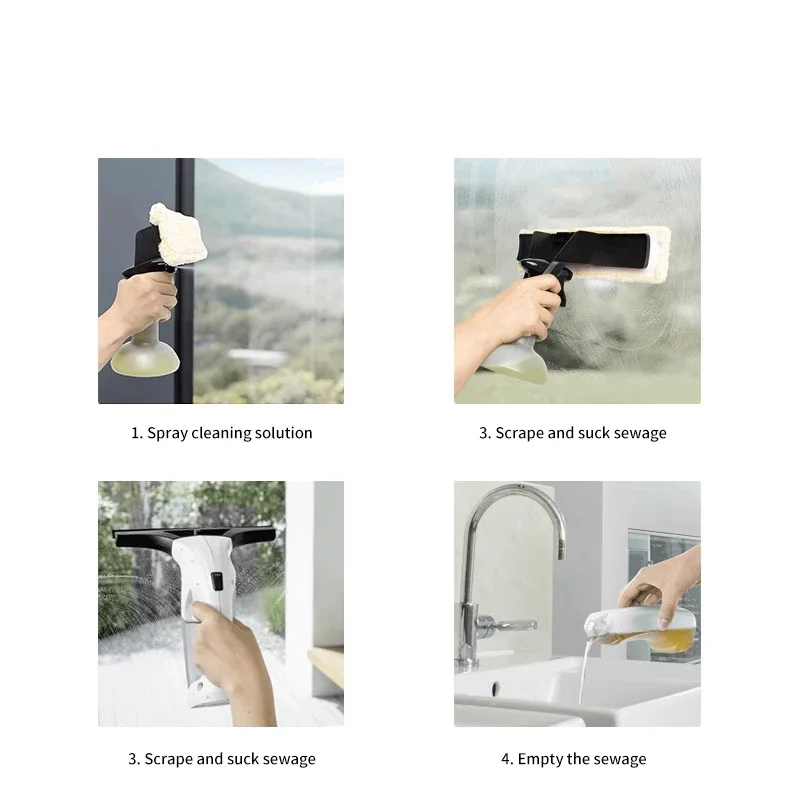 Karcher WV5 Limpia Cristal Ventanas Window Cleaner Wireless Elektryczna Myjka Do Okiencar Hogar Cleaning Tool Strong Suction