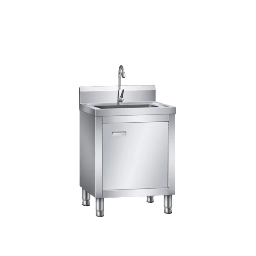 

Металлическая посуда из нержавеющей стали с одной чашей, отели, рестораны, деревянный материал, лабораторное оборудование, коммерческий ресторан, кухонная раковина