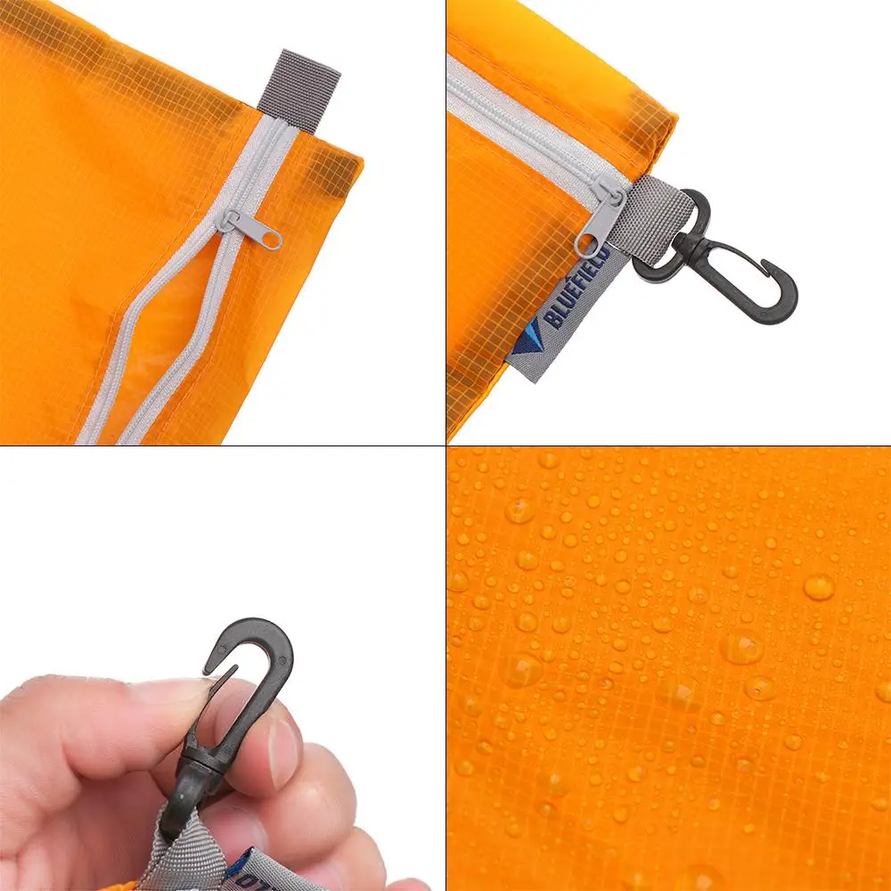 

Hiking with hook Pocket Portable pouch Travel Cosmetic Bag Outdoor Organizer Backpack Rain Cover Waterproof swimming bags