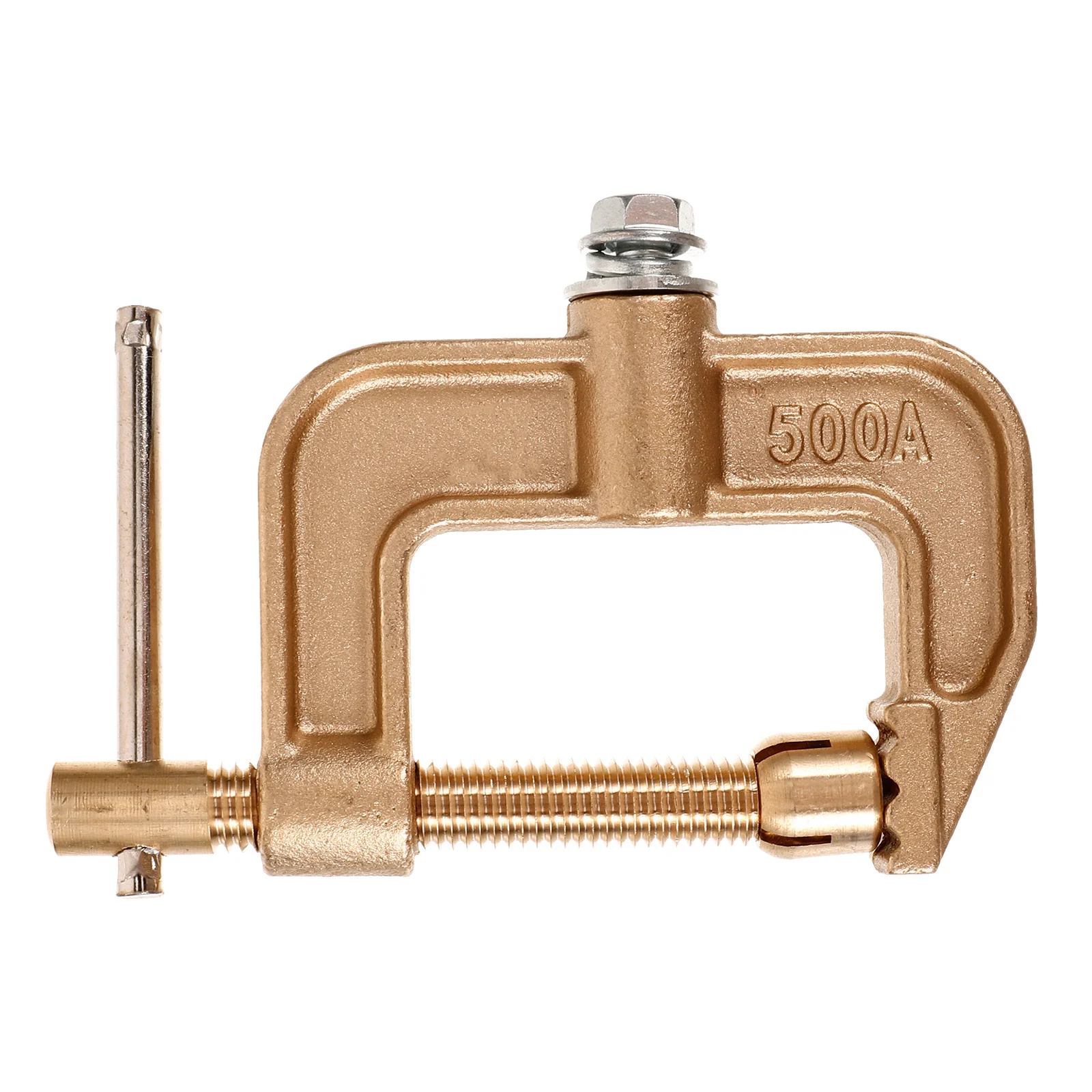 Welding Ground Clamp Copper Heavy Duty Adjustable Clamping Force For Machinery Industrial Use Welder Ground Cable Clamp
